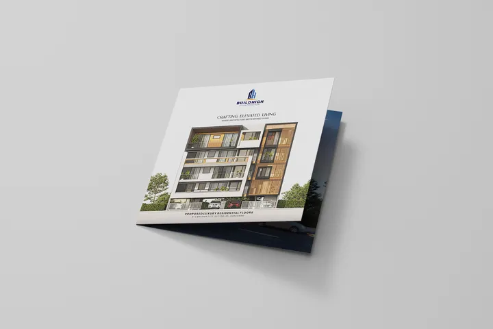BuildHigh Company Profile Brochure – Brochure Design project by Vectographics, Gurgaon